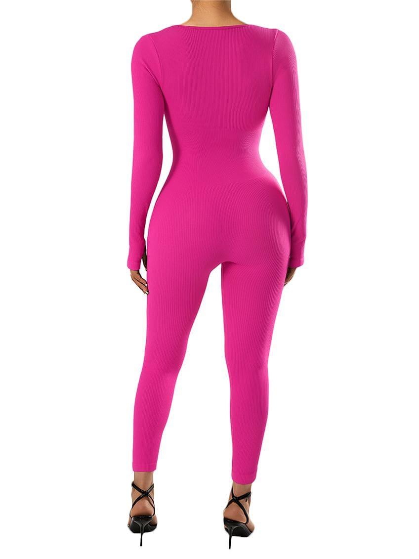Ribbed One-Piece Jumpsuit