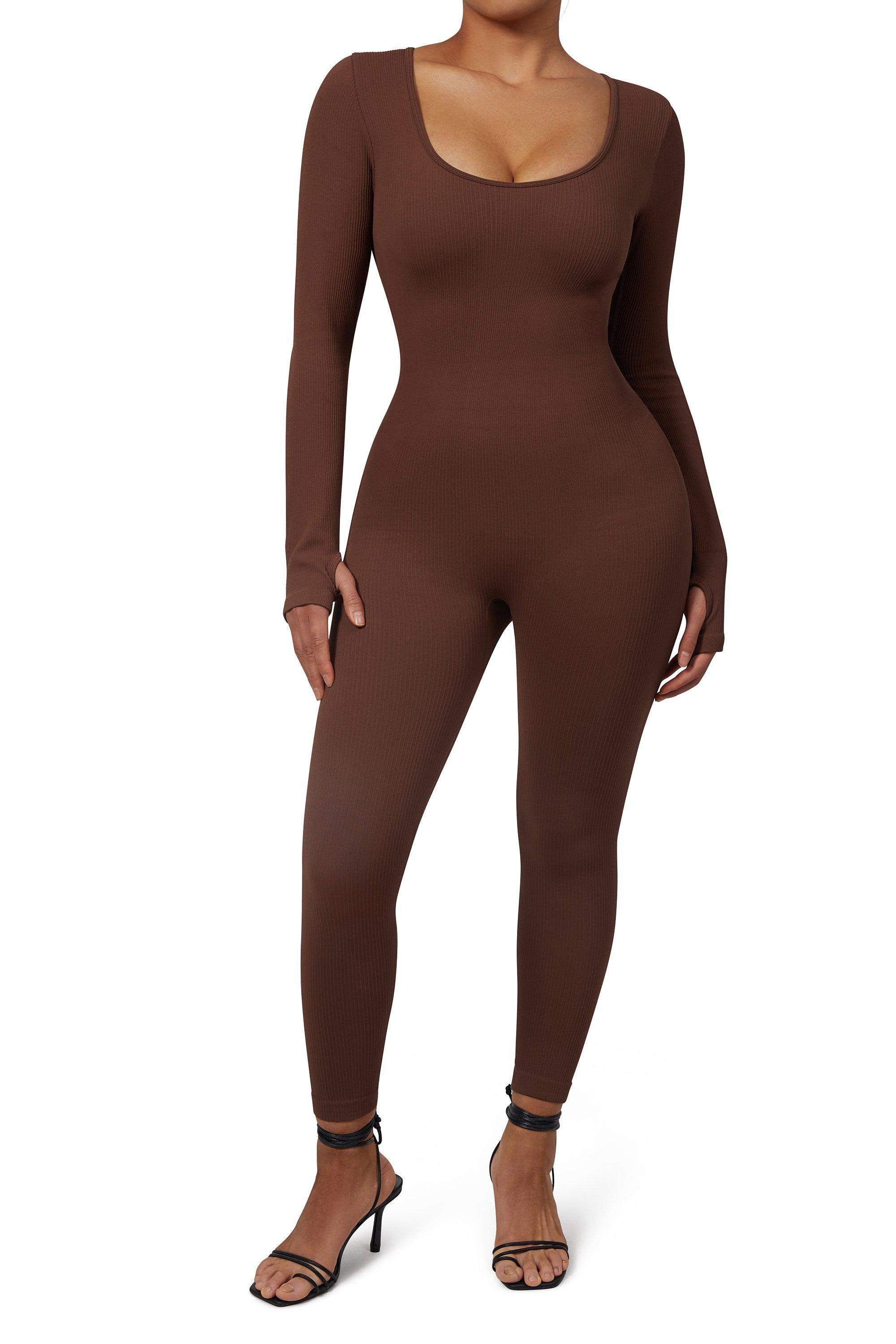 Ribbed One-Piece Jumpsuit