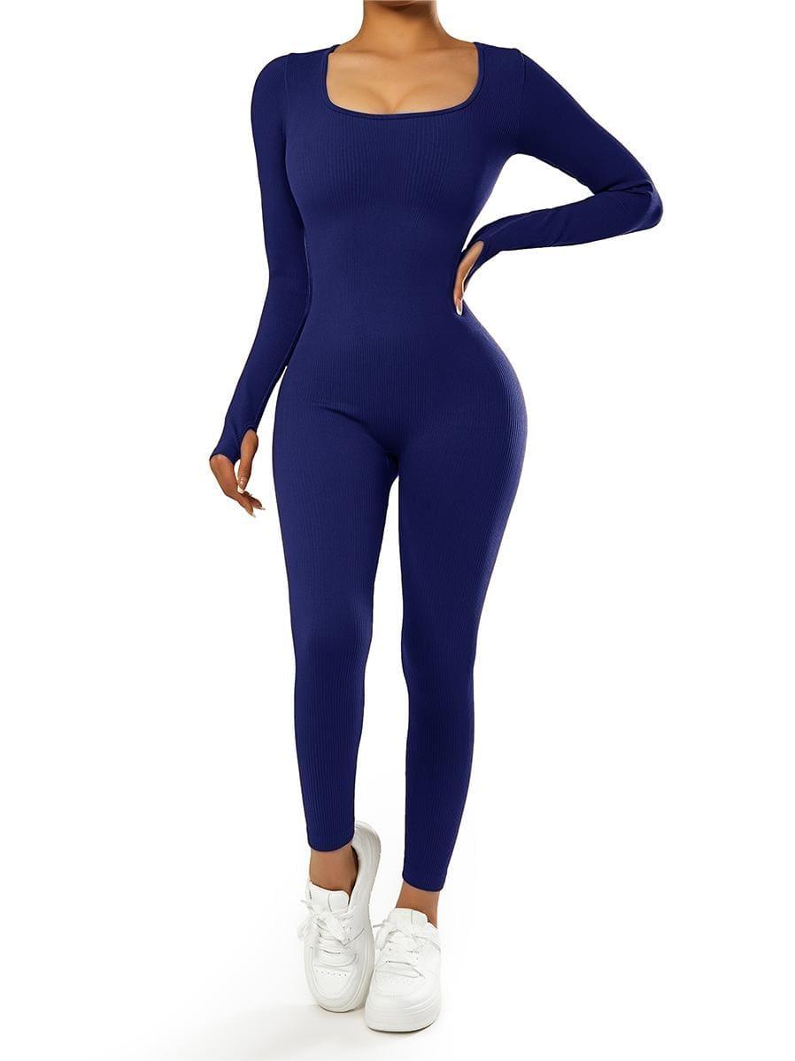 Ribbed One-Piece Jumpsuit
