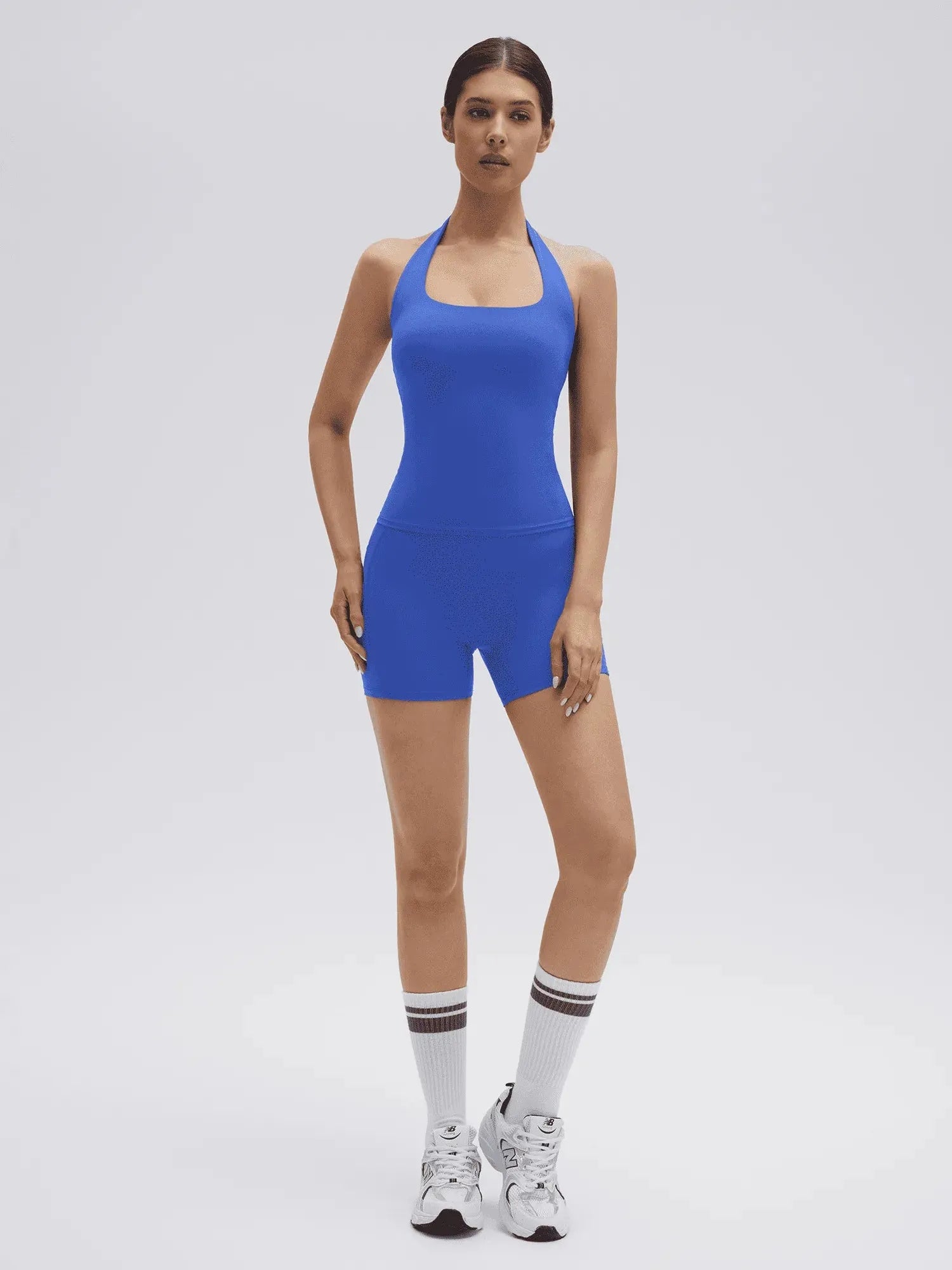 Halter Neck High Waisted 2 Piece Workout Sets