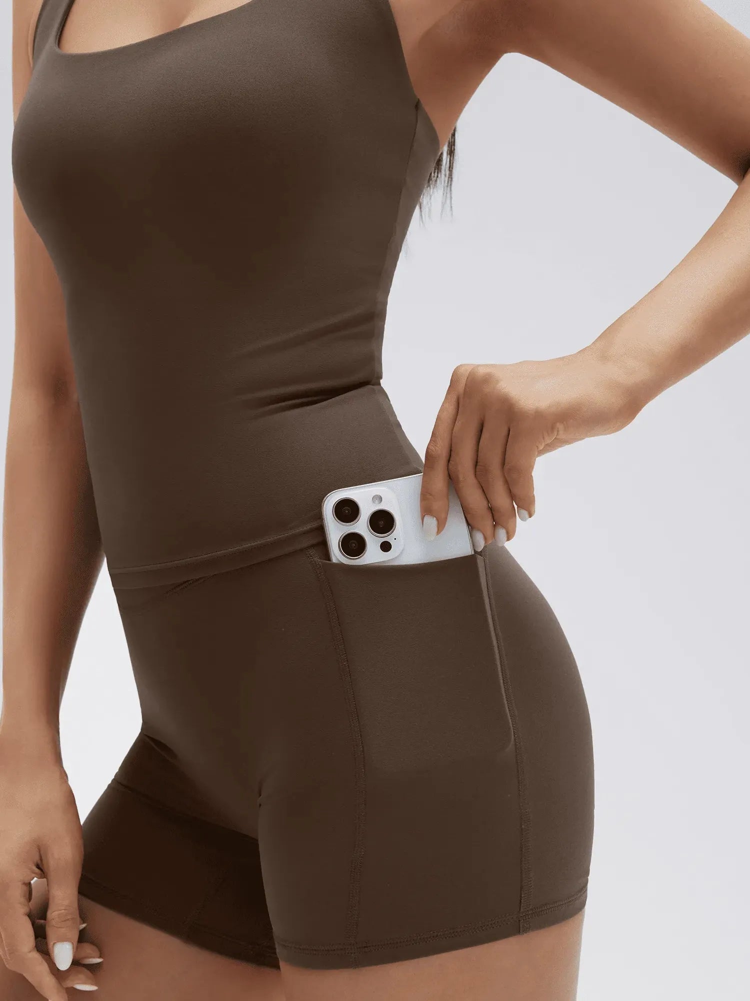 Halter Neck High Waisted 2 Piece Workout Sets
