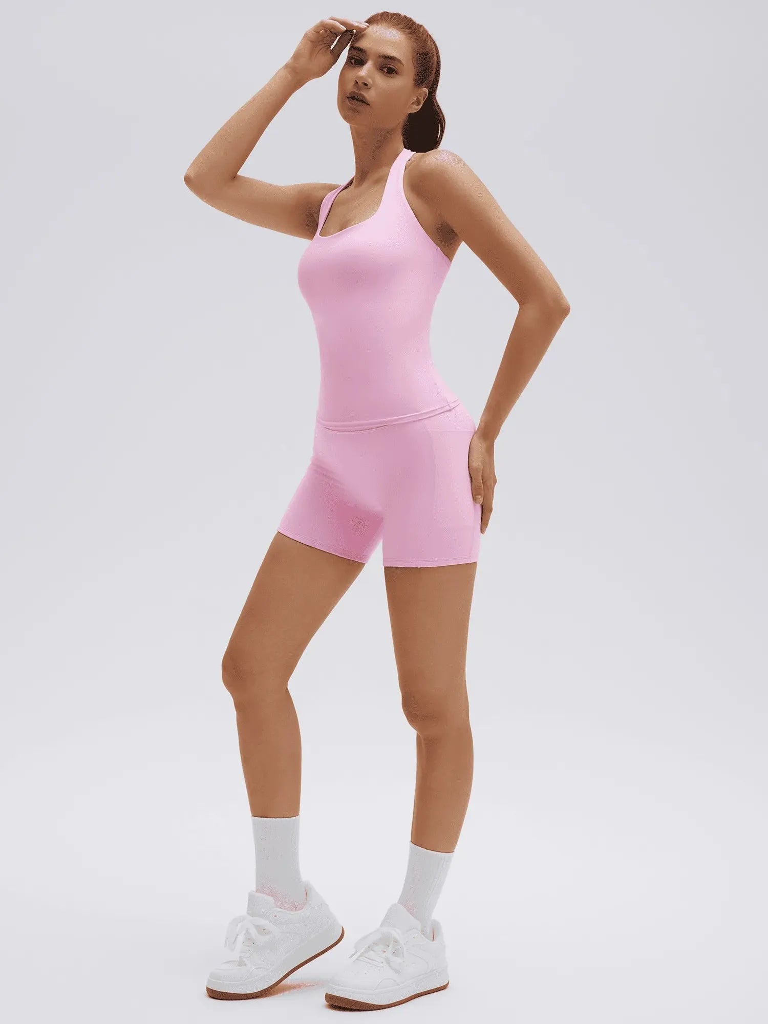 Halter Neck High Waisted 2 Piece Workout Sets