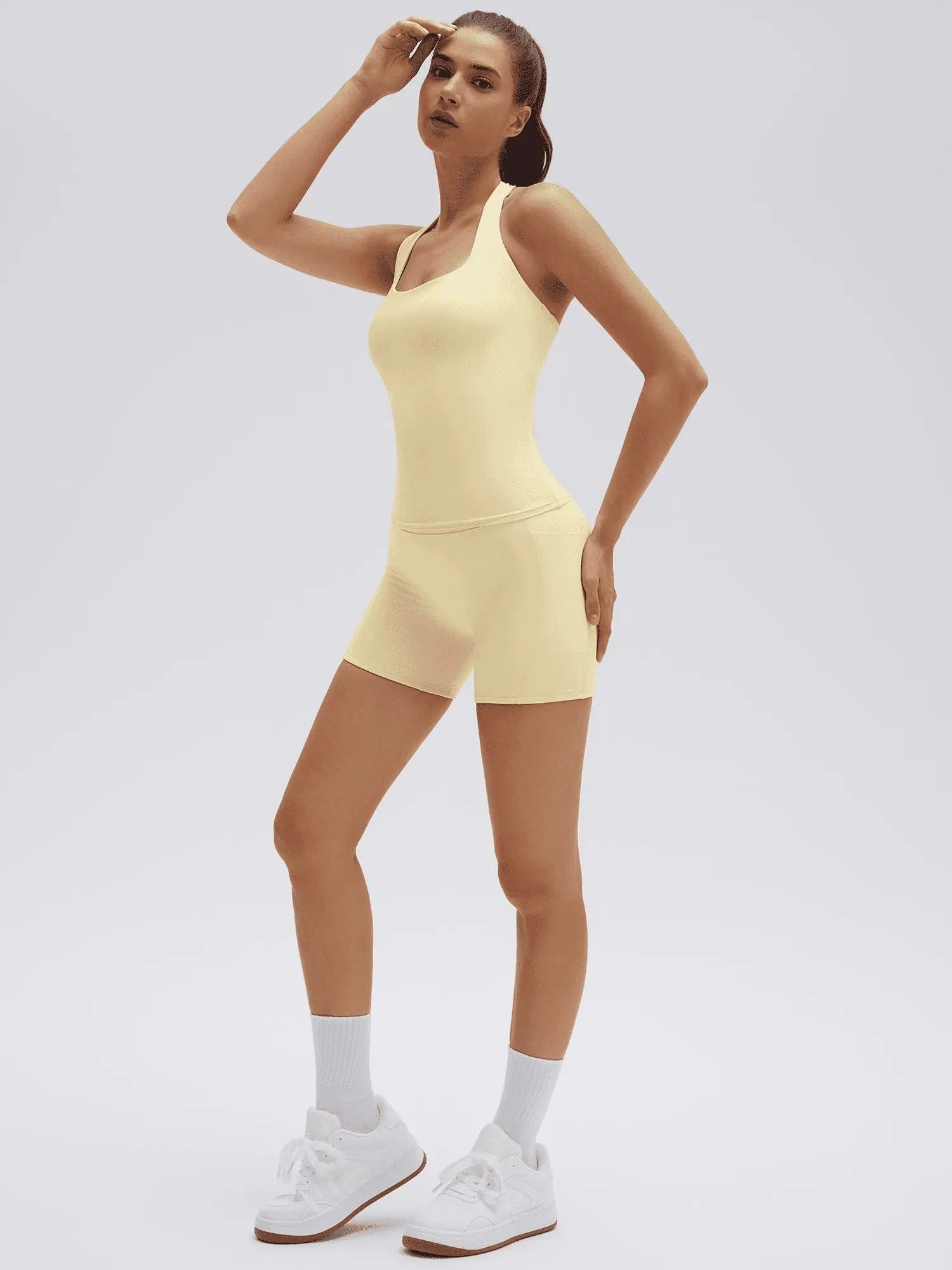 Halter Neck High Waisted 2 Piece Workout Sets