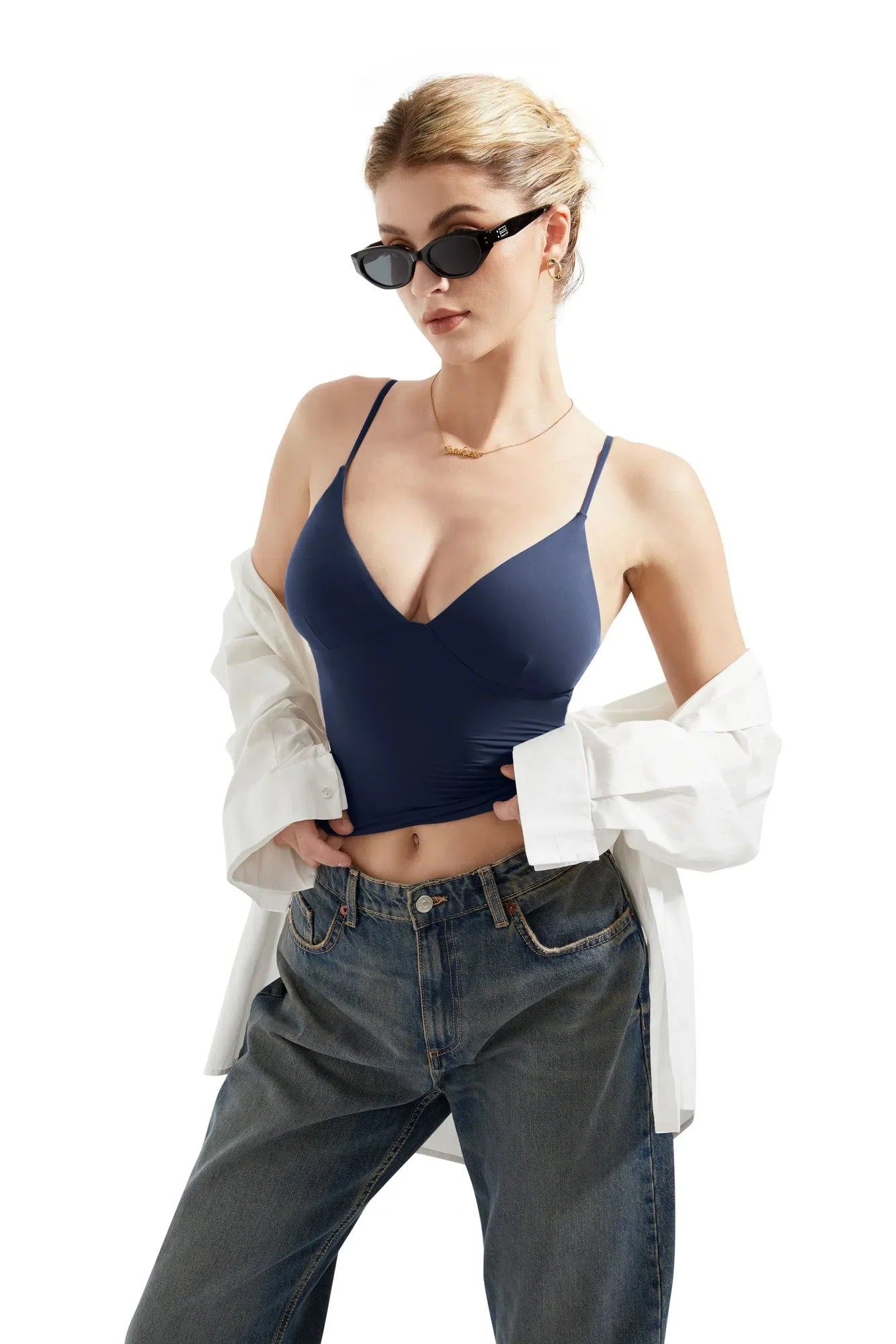 Buttery Soft Cami V Neck Tank Top